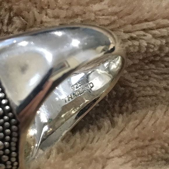 MICHAEL DAWKINS Starry Night Amethyst Sterling Silver 925 Ring Sz 8.75 - Picture 15 of 17